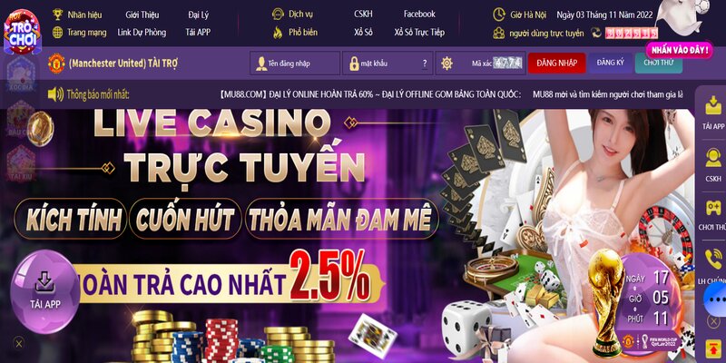 Game casino phải chơi thử ngay