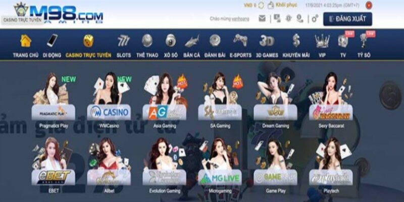 Khuyến mãi cực đỉnh tại M98 Casino