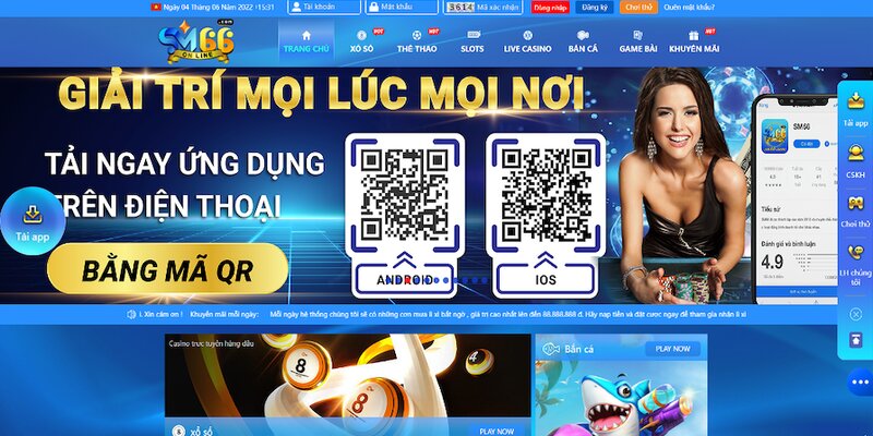 Chơi trên web hay app đều được