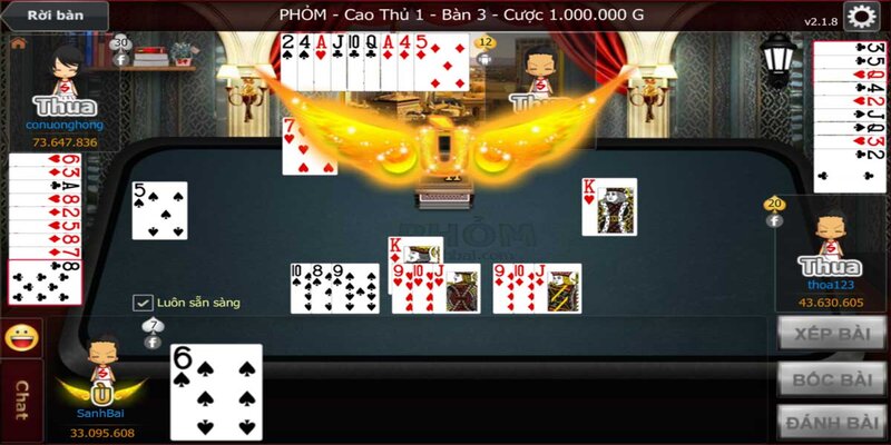 Hướng dẫn tải game đánh bài Phỏm Red88