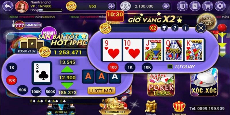 Bí kíp giúp anh em nổ hũ liên tiếp tại Mini poker