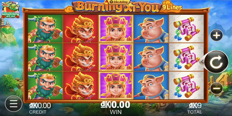 Giao diện chính của game Tây Du Bùng Nổ